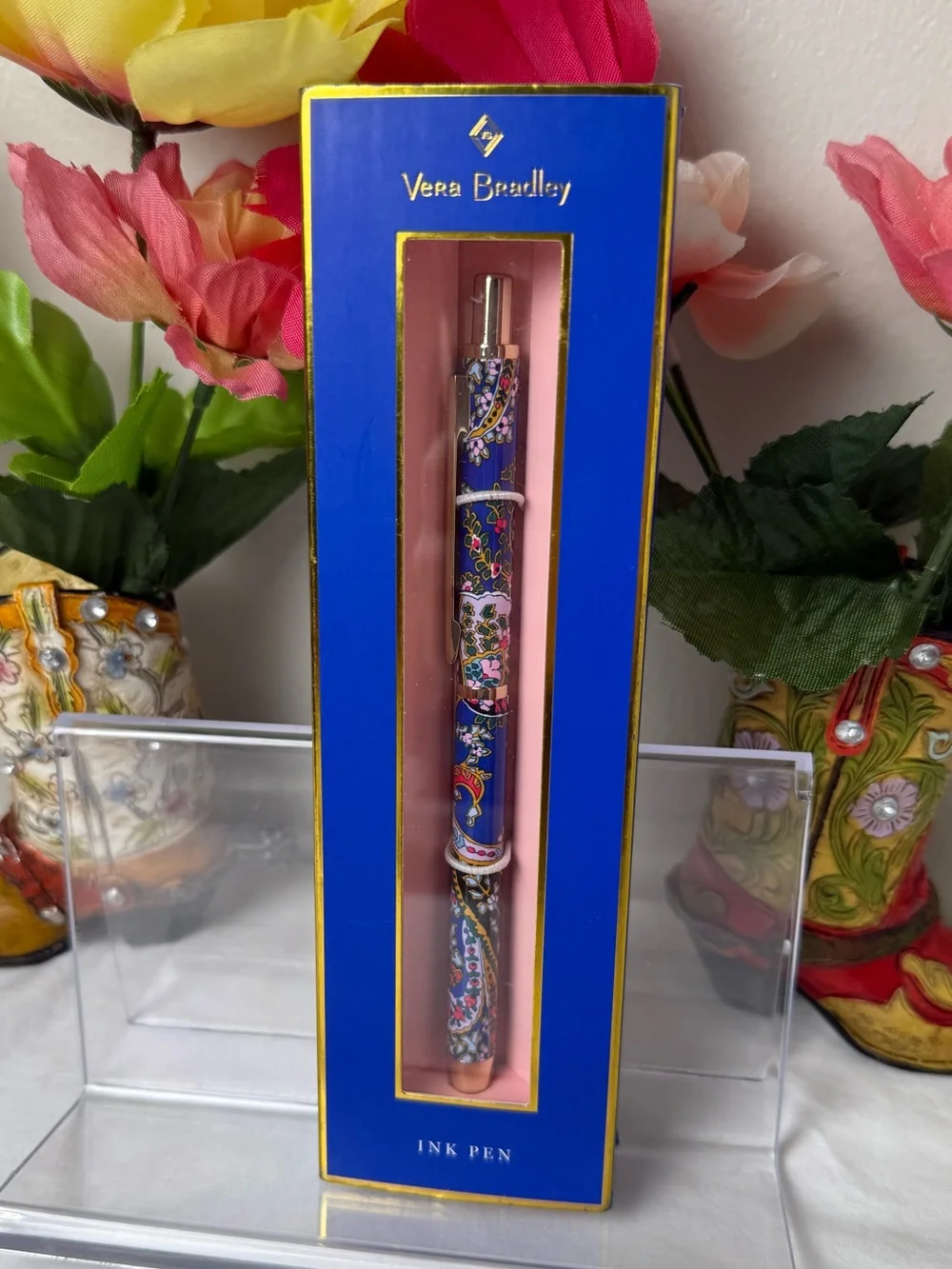 NWT Vera Bradley Romantic Paisley Ball Point Pen